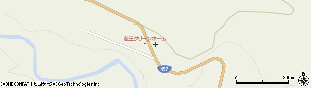 宮城県川崎町（柴田郡）川内（芋ノ窪）周辺の地図