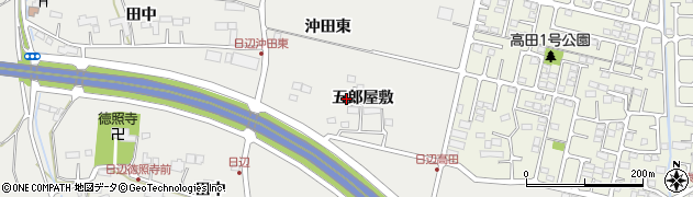 宮城県仙台市若林区日辺（五郎屋敷）周辺の地図