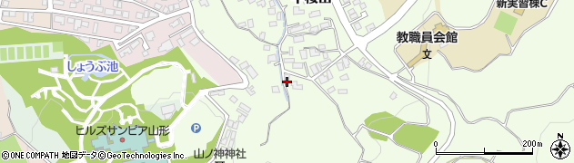 山形県山形市中桜田38周辺の地図