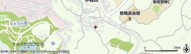 山形県山形市中桜田42周辺の地図