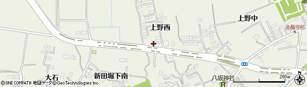 宮城県仙台市太白区富田上野西周辺の地図