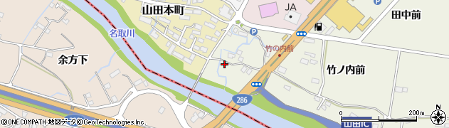 名取一号橋周辺の地図