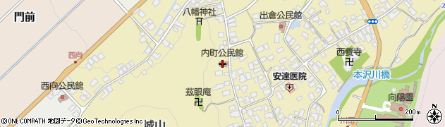 内町公民館周辺の地図