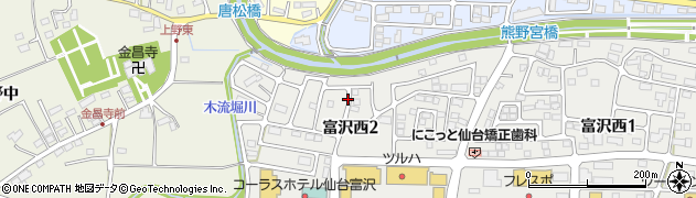 宮城県仙台市太白区富沢（宮崎）周辺の地図