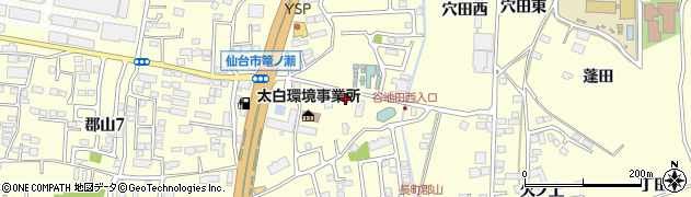 宮城県仙台市太白区郡山上野周辺の地図
