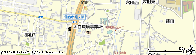 宮城県仙台市太白区郡山（上野）周辺の地図