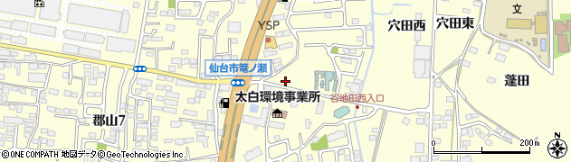 宮城県仙台市太白区郡山上野2周辺の地図