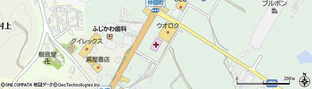 クスリのアオキ　村上店周辺の地図