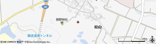 新潟県村上市松山周辺の地図