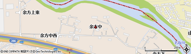 宮城県名取市高舘熊野堂（余方中）周辺の地図