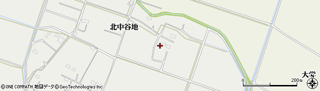 宮城県仙台市若林区三本塚北中谷地周辺の地図