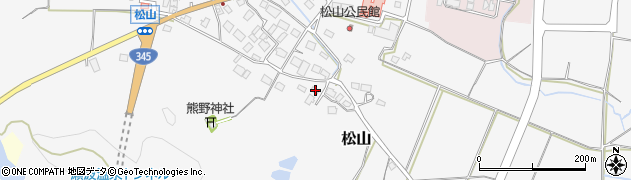 新潟県村上市松山159周辺の地図