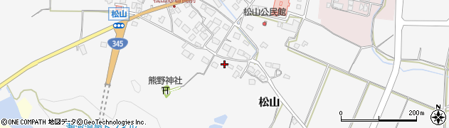 新潟県村上市松山160周辺の地図