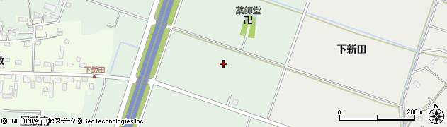 宮城県仙台市若林区下飯田（屋敷東）周辺の地図
