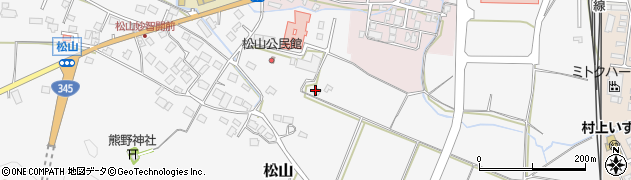 新潟県村上市松山187周辺の地図