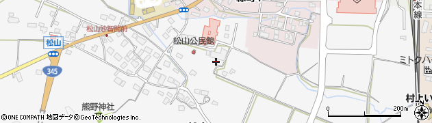 新潟県村上市松山212周辺の地図