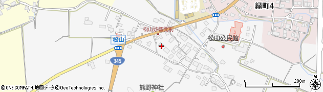 新潟県村上市松山251周辺の地図