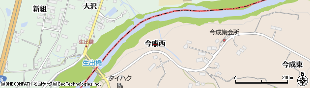 宮城県名取市高舘熊野堂（今成西）周辺の地図