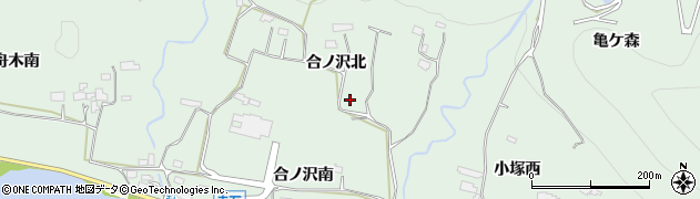 宮城県仙台市太白区茂庭（合ノ沢北）周辺の地図