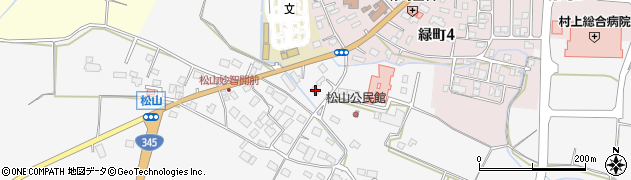 新潟県村上市松山231周辺の地図