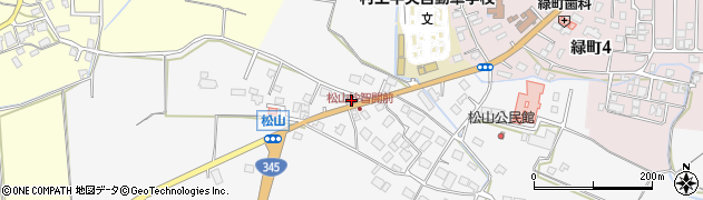 新潟県村上市松山455周辺の地図