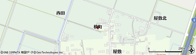 宮城県仙台市若林区飯田横町周辺の地図