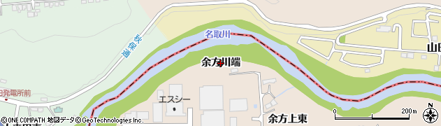 宮城県名取市高舘熊野堂（余方川端）周辺の地図