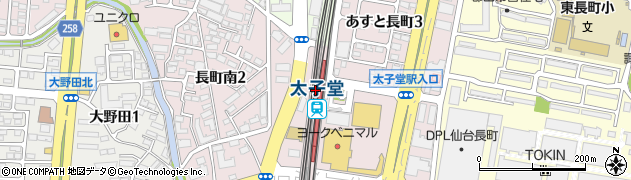 太子堂駅周辺の地図