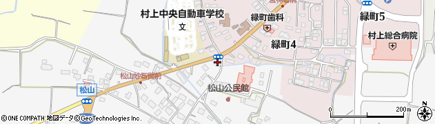 新潟県村上市松山3830周辺の地図