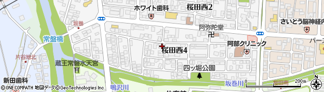 桜井看板店周辺の地図