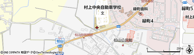 新潟県村上市松山597周辺の地図