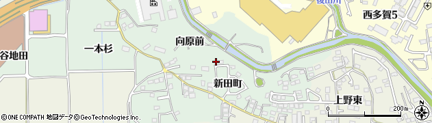 宮城県仙台市太白区鈎取新田町周辺の地図