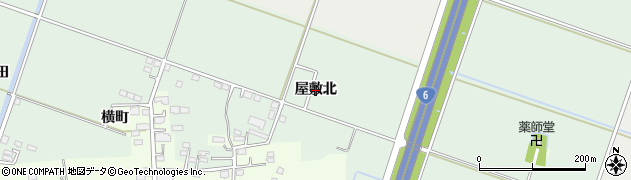 宮城県仙台市若林区下飯田（屋敷北）周辺の地図