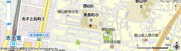仙台市立東長町小学校周辺の地図
