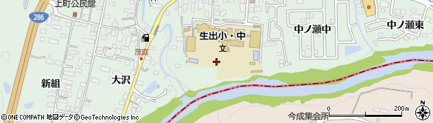 宮城県仙台市太白区茂庭（中ノ瀬西）周辺の地図