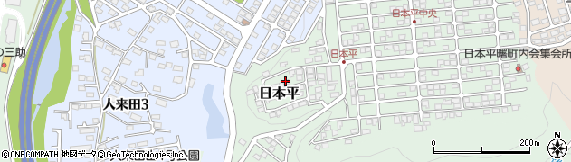 宮城県仙台市太白区日本平52周辺の地図