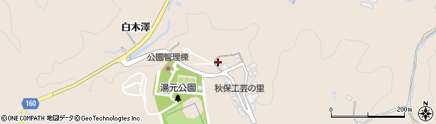 宮城県仙台市太白区秋保町湯元（上原）周辺の地図