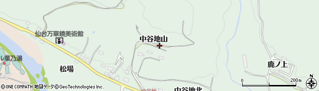 宮城県仙台市太白区茂庭中谷地山2周辺の地図