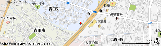ラーメン山岡家 山形青田店周辺の地図