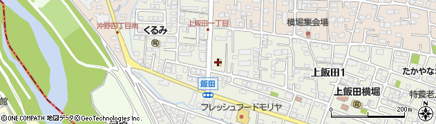 ミニストップ仙台上飯田店周辺の地図