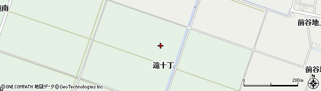 宮城県仙台市若林区下飯田（遠十丁）周辺の地図