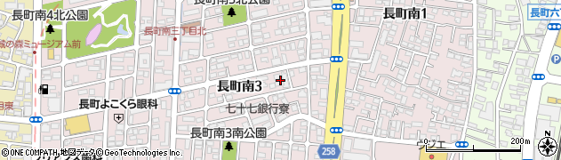 宮城県仙台市太白区長町南周辺の地図
