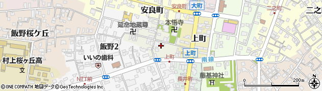 新潟県村上市細工町周辺の地図