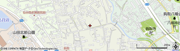 宮城県仙台市太白区鈎取本町周辺の地図