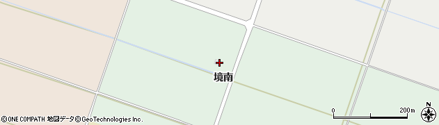 宮城県仙台市若林区下飯田（境南）周辺の地図