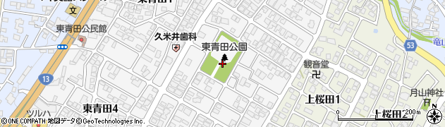 東青田公園周辺の地図