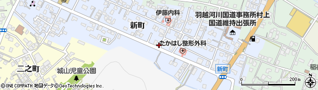 アイン薬局　村上新町店周辺の地図