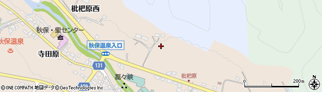 宮城県仙台市太白区秋保町湯元（枇杷原）周辺の地図