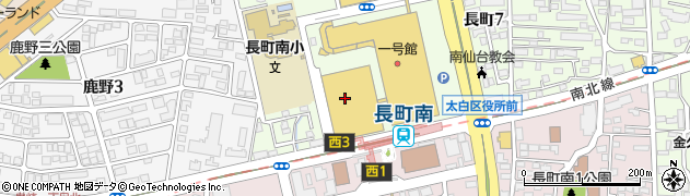 株式会社ビック・ママ　ララガーデン長町店周辺の地図