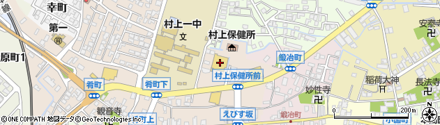 イオン村上肴町店周辺の地図